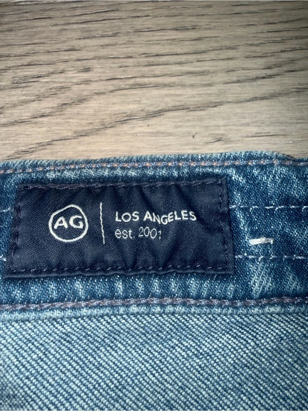 AG Adriano Goldschmied High-Rise Wide-Leg Jeans in Medium Blue Wash